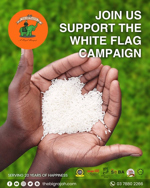 Join Us and Support The White Flag Campaign