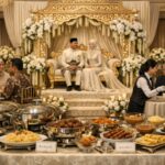 Indian wedding catering Malaysia luxury reception setup by The Big Rajah